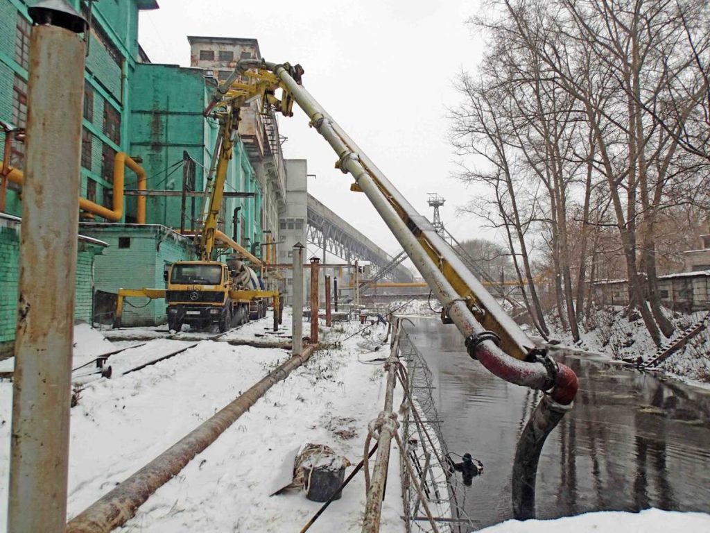 Подводное бетонирование 